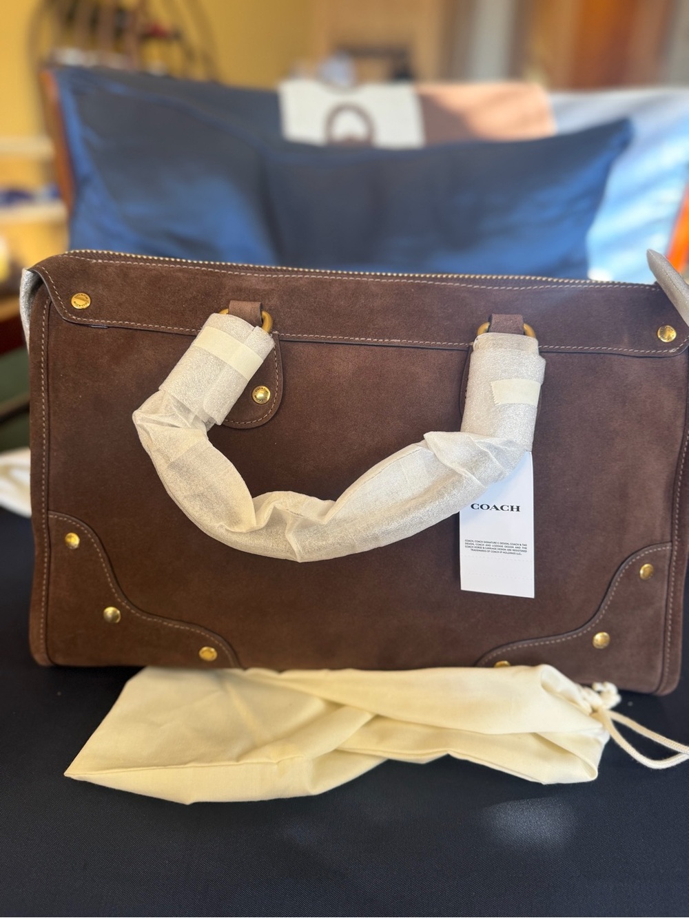 Coach Rhyder 38 Dark Chocolate NWT CFN68 - Picture 6 of 15